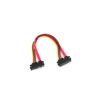 Cable alargador SATA de 25 cm con alimentación incluida para Raspberry Pi SATA HAT