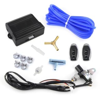 Universal control vacuum exhaust flap solenoid valve with remote control